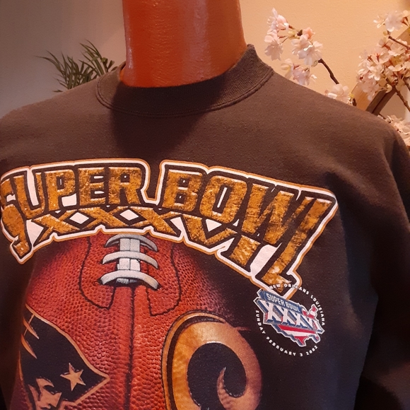 Super Bowl XXXVI Pat's beat Rams #1 of 7 for The GOAT  Size Adult L (42-44) - Picture 2 of 7